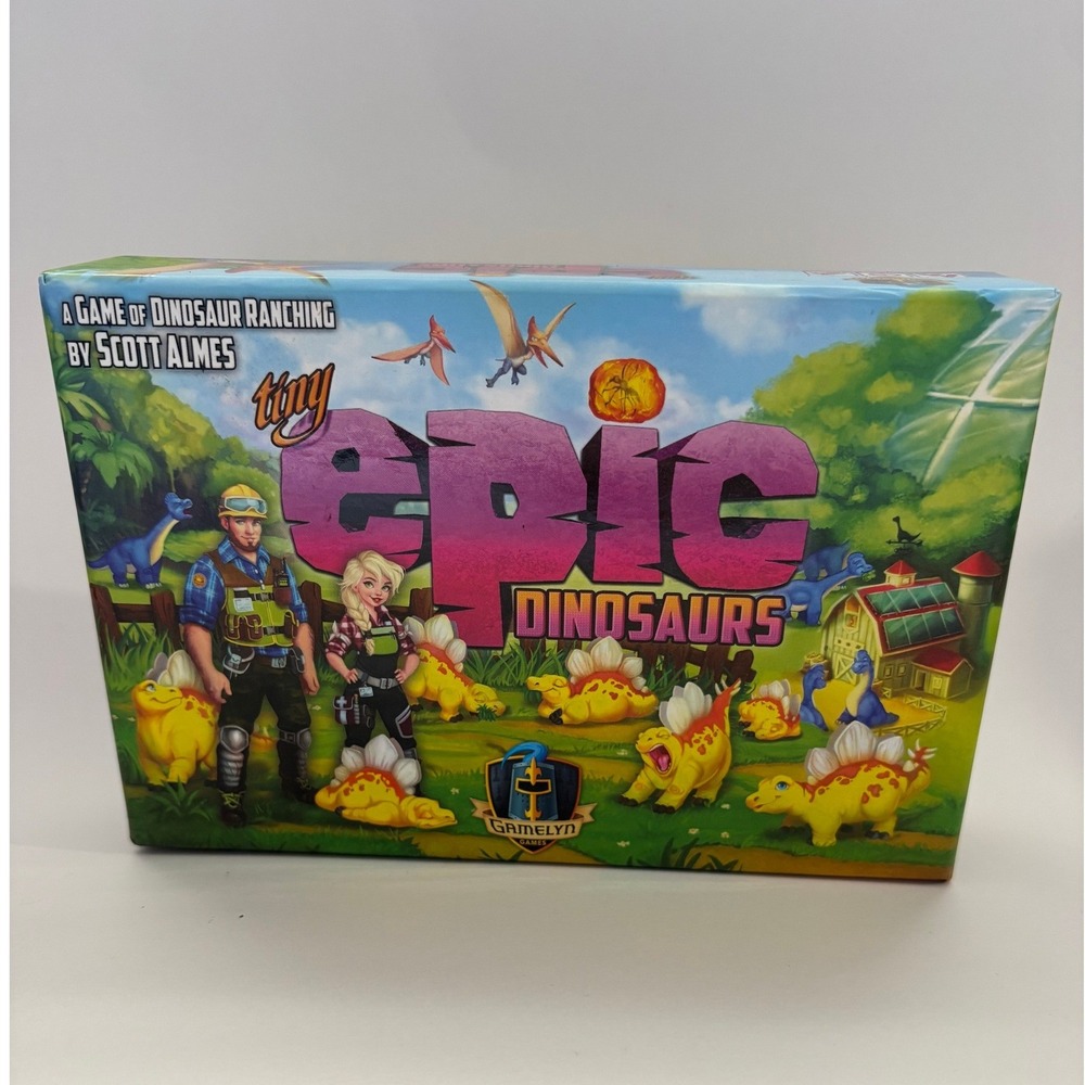 Tiny Epic Dinosaurs Board Game w Laboratory Mini Expansion Scott Almes Gamelyn